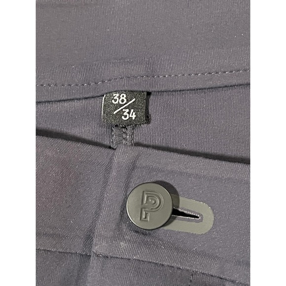 Public Rec Pants Mens 38x31 Gray Performance Stretch Chino Golf Casual Travel - Picture 4 of 12